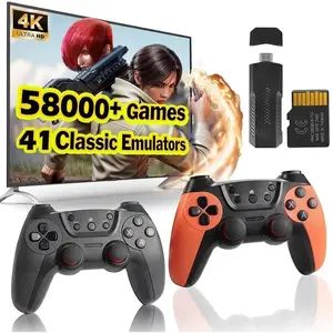 X2 PRO Retro Game Stick 4K| 41,000+ Classic Games| Plug & Play HDMI Console| 64GB/128GB| New Wireless Game Controllers| Dual 2.4G Wireless Gamepads| Retro Gaming Console for TV| Classic Arcade Games| Home Entertainment & Party Fun!Smartphone