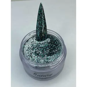 Acrylic Powder- Black Emerald
