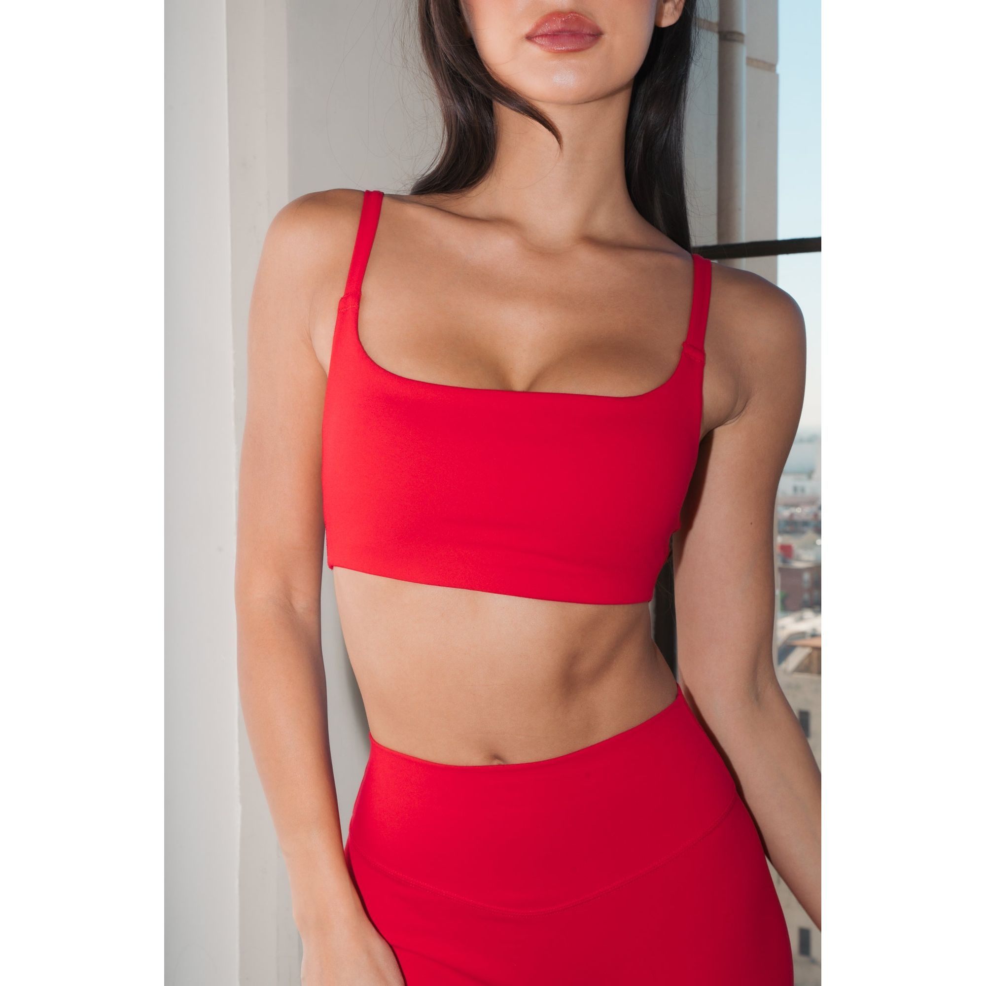 Cloud II Scoop Bra Cherry