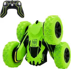 Threeking RC Stunt Cars Remote Control Car Double-Sided Driving 360-degree Flips Rotating Car Toys Gifts Presents for Kids Boys Girls 6+