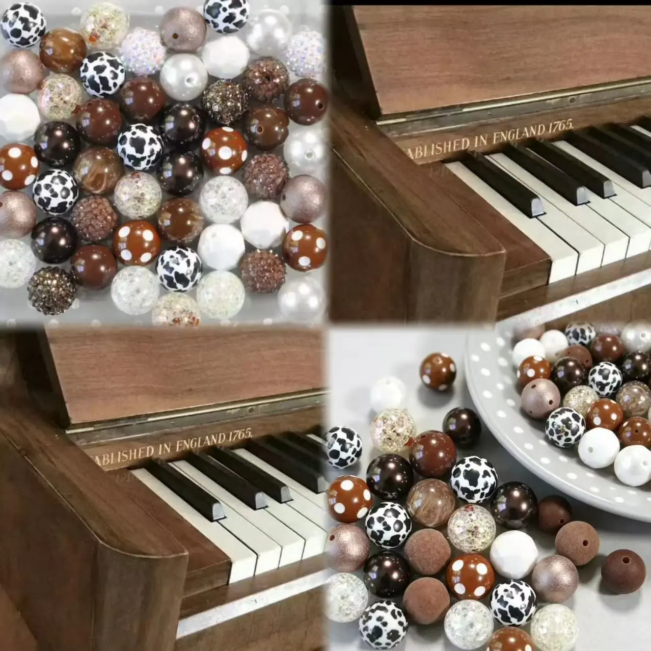 Ltty--T17-Mixed DIY Pen Beads Phone-chain Beads  (20mm)