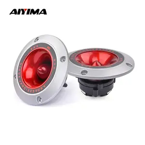 AIYIMA 2Pcs 4-Inch Piezoelectric Tweeters, 100W Ceramic Buzzer Treble Audio Speakers with Auxiliary Input for Mobile Audio Systems, Stage Loudspeakers, Auxillary Input