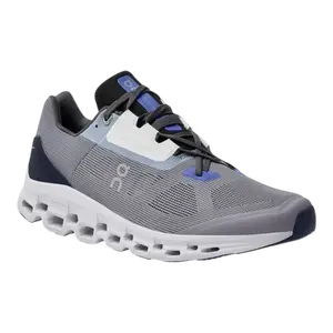 On Cloudstratus Men Running Sneakers Fossil Grey/Midnight