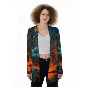 Women's Cover Up With Pocket -- Tropic Noir