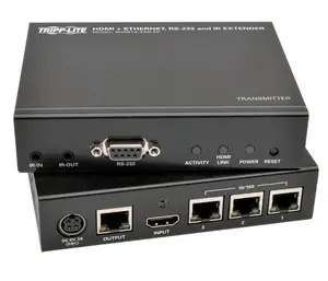 Tripp Lite TRL-BHDBTKE3SIER HDBaseT HDMI Over Cat5e-6-6a Extender Kit with Ethernet Serial & IR Control 1080p- 500 ft.