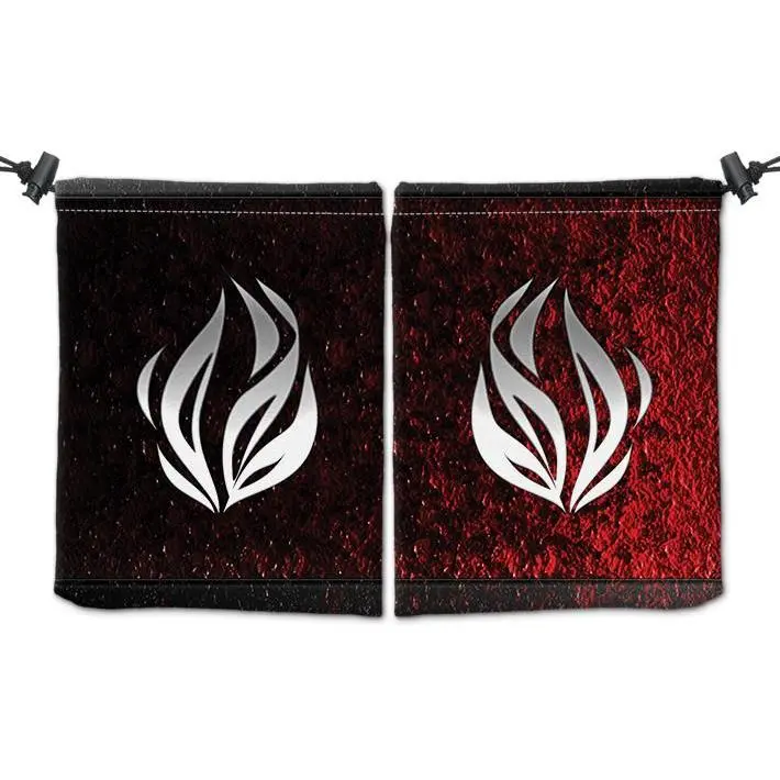 Flames Dice Bag