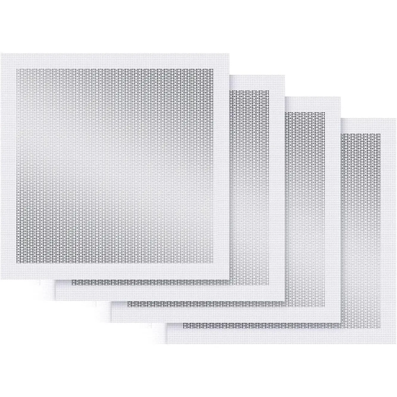 4-Pack 12x12 Inch Drywall Repair Patch Kit, Self-Adhesive Mesh with Aluminum Panels, Heavy-Duty Wall and Ceiling Hole Patch for Large Repairs