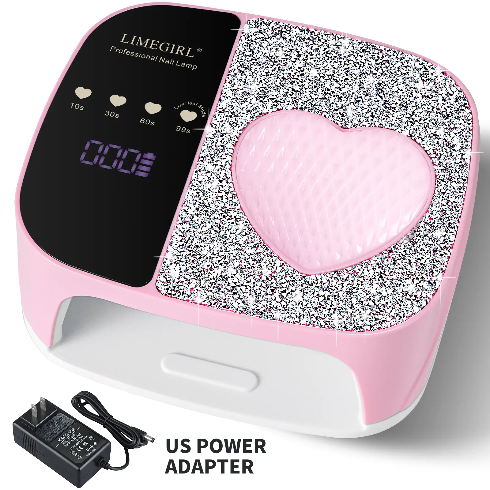 Professional Salon UV Light, Fast Curing Lamp with Powerful  LED Beads and Automatic Infrared Sensor for Gel Nail Polish Acrylic Gel Nail Dryer Corded