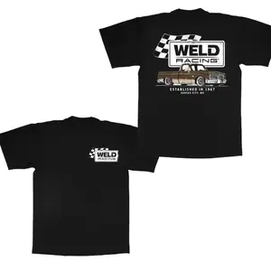 Weld Racing C10 Truck Classic Soft Cotton Crewneck TShirt, 2 Sides For Gift Like Dad Menswear Top