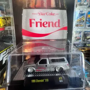 2026 M2 Machines 1:64 Scale 1995 Chevy S10 Diecast Vehicle, Coca-Cola Diet Coke A72 New Release