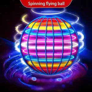 USB Rechargeable LED Luminous Flying Ball, Endless Tricks Hand-Controlled Induction Flying Ball, Holiday Gift Guide Magic Flying Ball, Christmas Stocking Stuffer, Perfect for Entertainment Interactive Games, Christmas Surprise, Birthday Gif