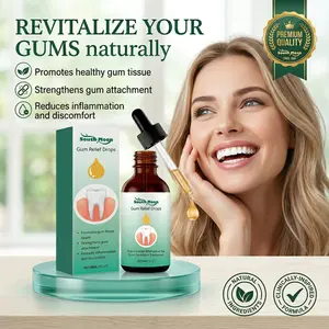 Gum Relief Drops | Advanced Formula for Gum Recession & Gingivitis | Professional Gum Regrowth Treatment | Natural Oral Care Essence 30ml Whitening