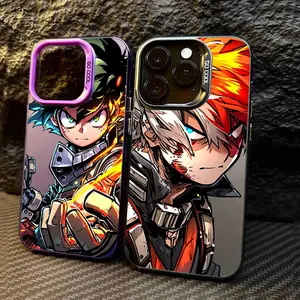 Anime My Hero Academia Phone Case for Iphone 17 16 15 14 13 12 11 17Air Plus Pro Promax Anti Fall Matte Back Cover Christmas Gift