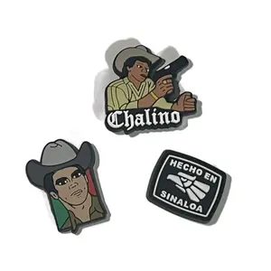 Chalino Sánchez Clog Charms 3 pieces Shoe Charms