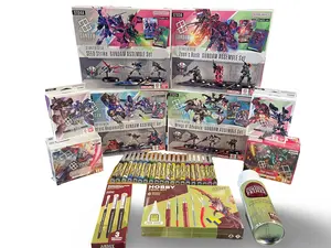 Gundam Ultimate Hobby Bundle - GD01 & GD02 Booster Boxes + Gundam Assemble Kit ST01, ST02, ST03, ST04 + Gundam Starter Decks 05 & 07 + Army Painter's Primer, Master Class Dry Brushes, & Hobby Toolkit + 20 Army Painter's Speed Paint Markers (Qty 1)