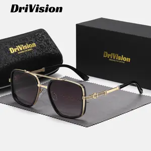 Drivision unisex fashionable High-End Craftsmanship full-frame gradient sunglasses outdoor activities minimalist sunglasses UV400