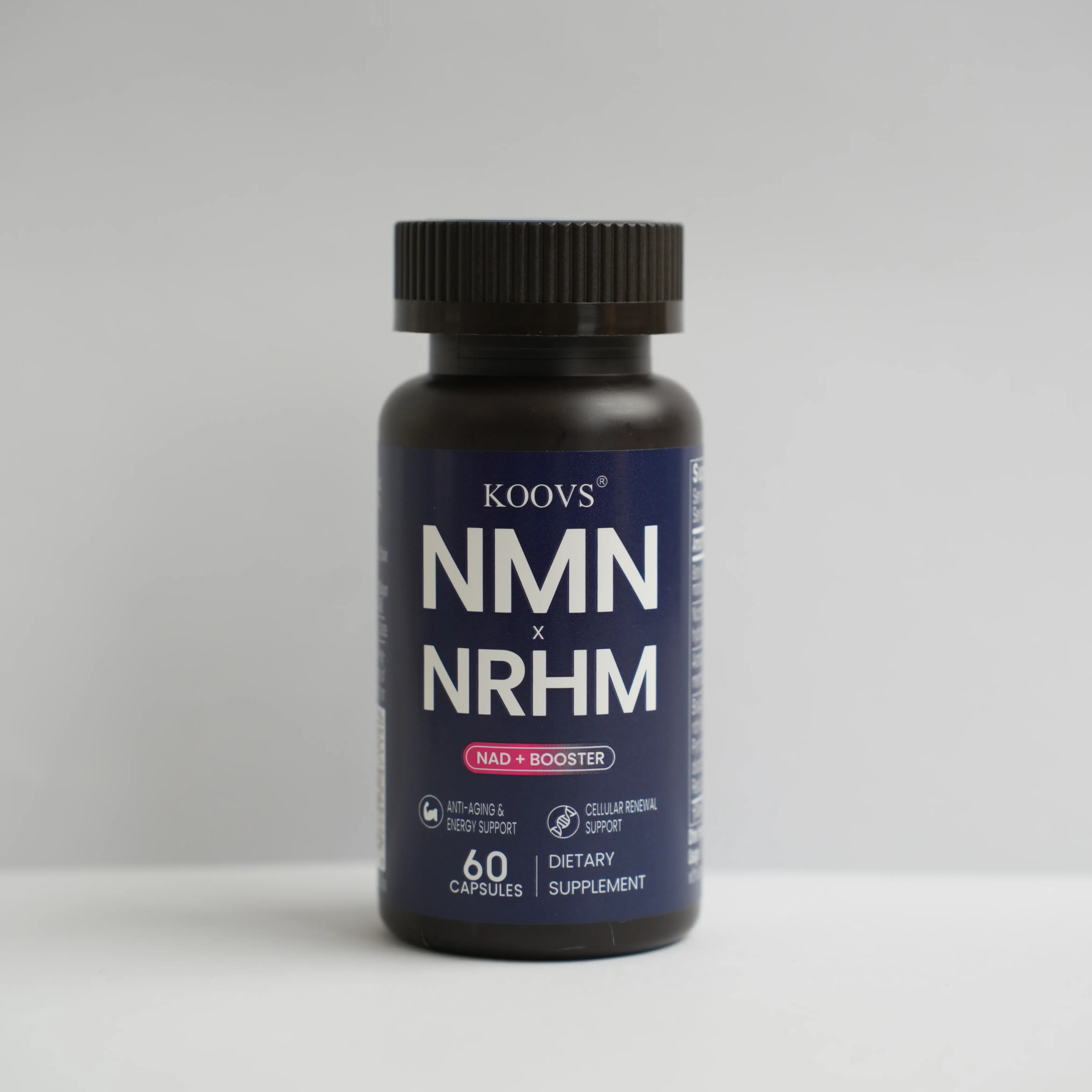NMN x NRHM NAD+ Booster Supplement, 60 Capsules, Supports Cellular Health