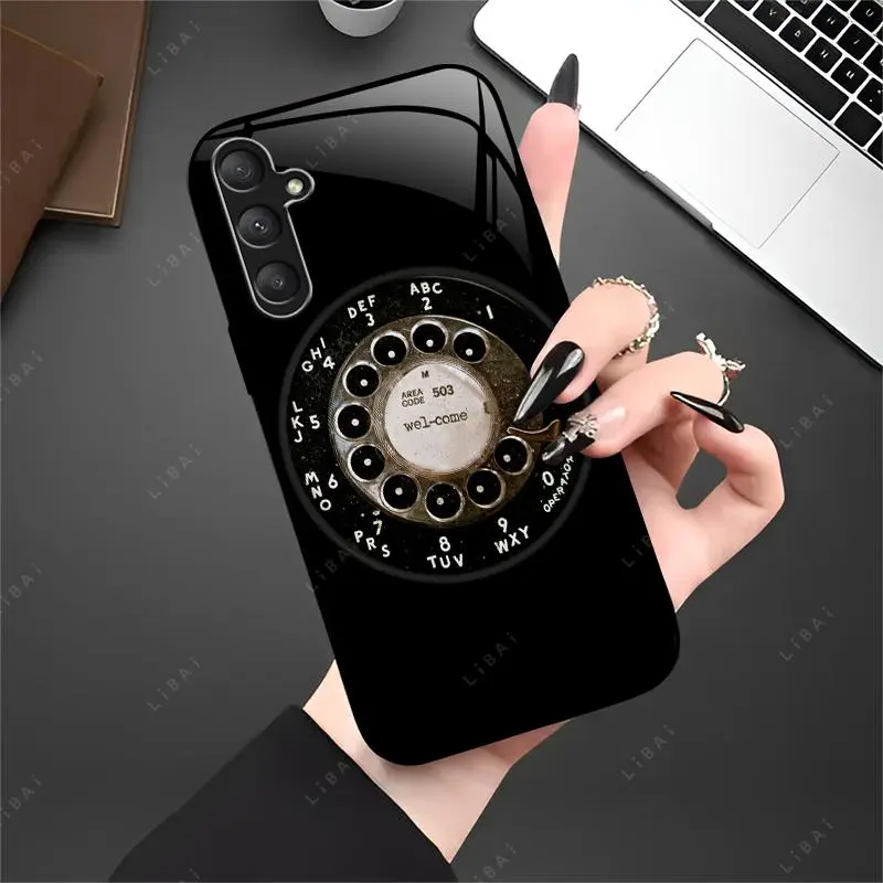 Suitable for [Galaxy A16 5g] High-end phone case🤩, featuring a vintage rotary dial pattern🥰✨, with a high-end, stylish, and minimalist design，drop-resistant, affordably priced，fingerprint-resistant  YM99