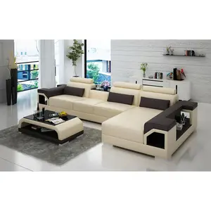 Talos Small Modern Leather Sectional
