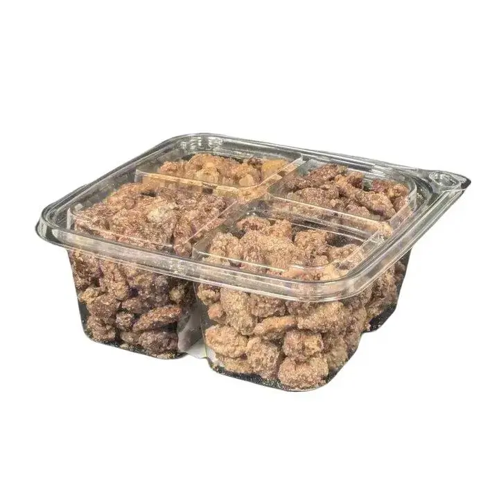 Buc-ee's Fresh Candied Four Nut Assortment - Pecans Walnuts Almonds Cashews - Freshly Prepared