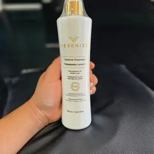 Verenize Keratin & Argan Oil Infused Leave-in Conditioner Sulfate & Paraben Free Intensive Repair Formula 300ml Moisturizing Silky Hair Color Safe Smooth Heat Protectant Detangling