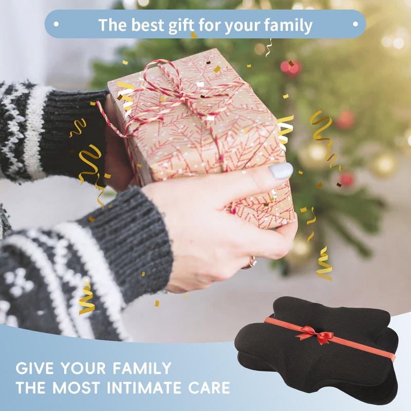 100% Supportive Memory Foam Pillow for Pain Relief - Orthopedic Cervical Pillow for Side, Back, and Stomach Sleepers, Ergonomic Support Pillow with Cooling Pillowcase, Gray | Perfect Gift for Black Friday, Halloween, Christmas & New Year