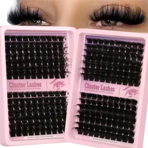Super-Thick DIY Eyelash Clusters, Dramatic Lashes for Natural-Looking Extensions, Easy-Application False Lashes, DIY Eyelash Extensions, Perfect Holiday Gift