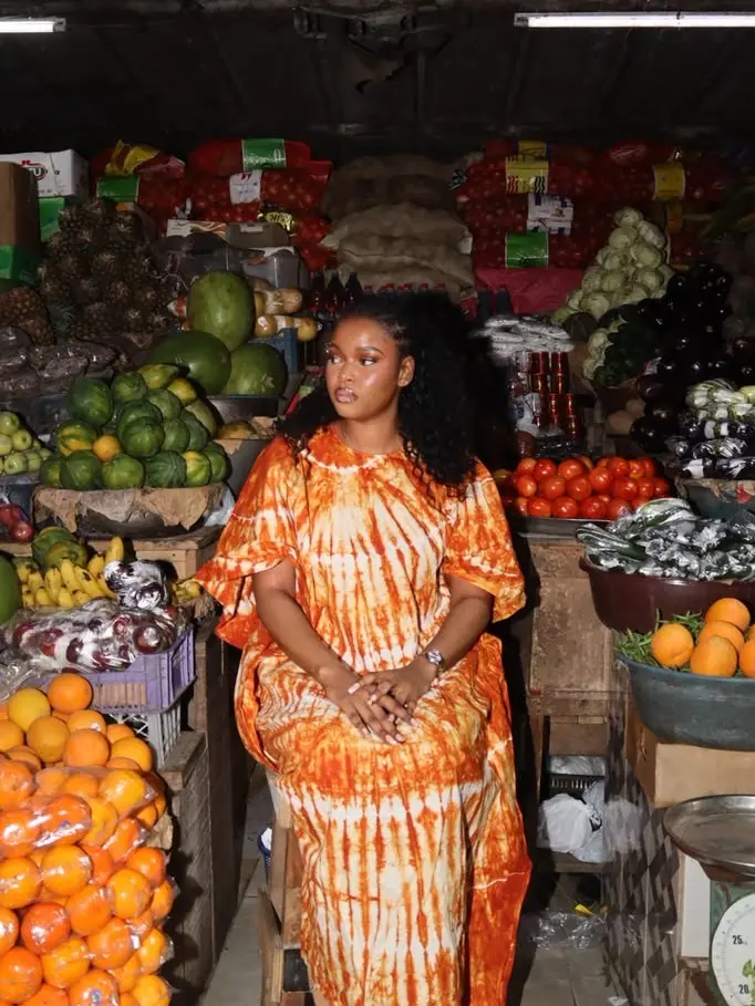 Handmade Batik kaftan boubou dress