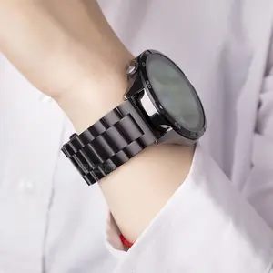 Stainless Steel Band For Samsung Galaxy Watch 7/6/5/4/3 Active/Active 2 Classic, Durable Strap For Huami Amazfit GTR GTS 4/3/2/2e, Band For Huawei Watch Gt 5 4 3 2, Smart Watch Accessories Fit for Xiaomi Watch S4 S3 S2