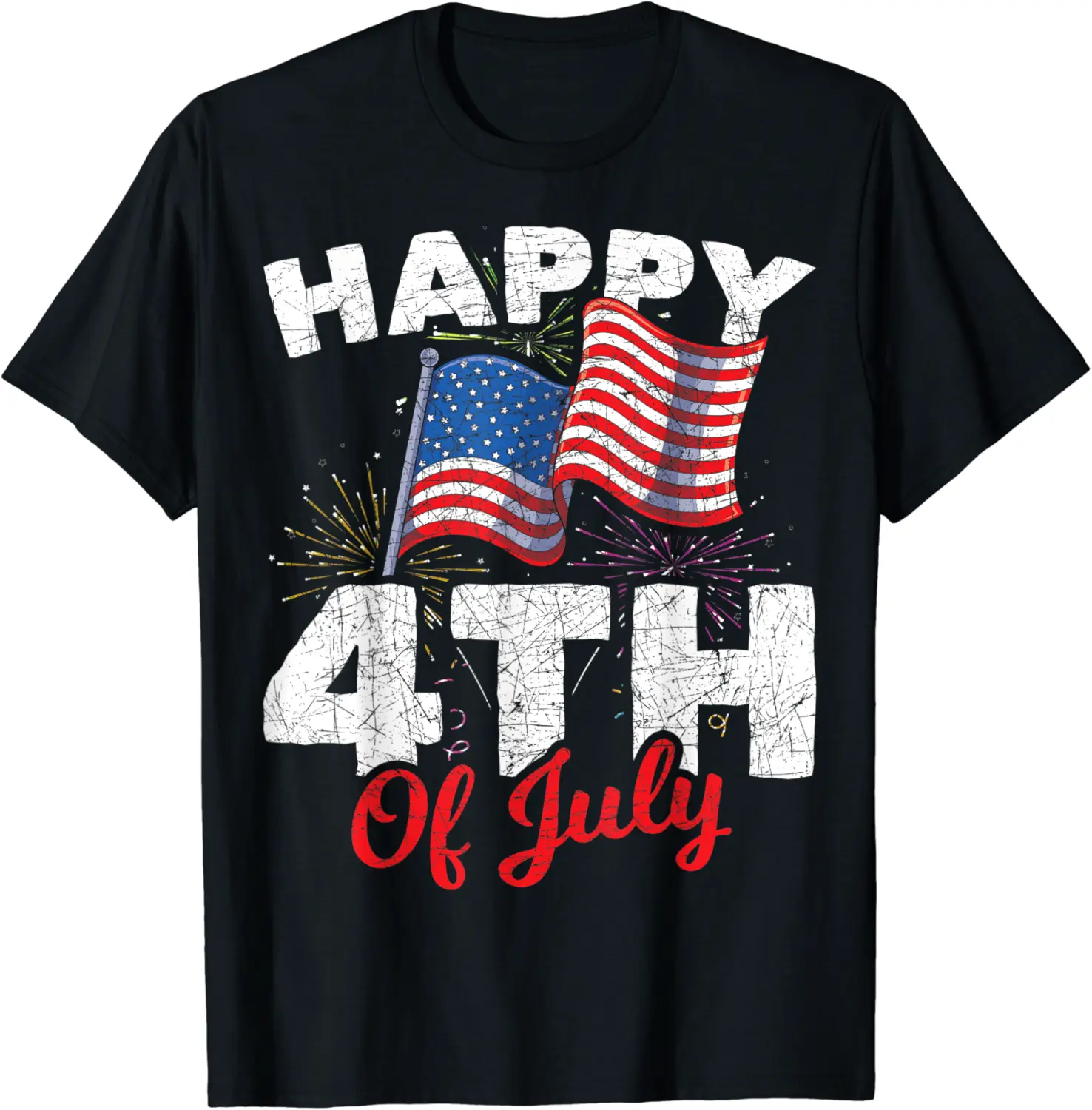 Happy 4th Of July Patriotic American US Flag 4th Of July T-Shirt - Robertbobby Shop 52B09TWTH7WS