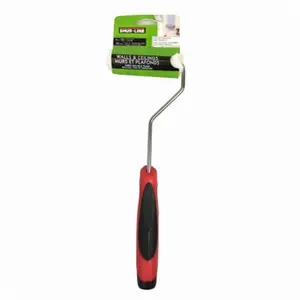 Shur-Line  4 x 0.37 in. Nap, Mini Roller & Frame with Premium Handle - White Woven Roller Cover