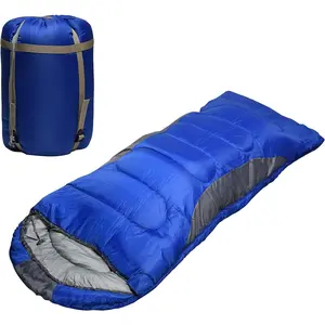 0 Degree Winter Sleeping Bags for Adults Camping (350GSM) -Temp Range (5F – 32F) Portable Waterproof Compression Sack- for Big and Tall in Env Hoodie: Hiking Backpacking 4 Season : Sports & Outdoors