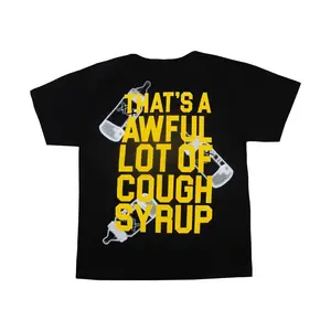 Baby Bottle Tee, That's a Awful Cough Syrup 2sides Tee, Vintage Tee, Streetwear, Top Menswear Womenswear Cotton, Unisex Heavy Cotton Tee, Tee for Her Him