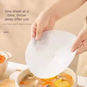 100 Sheets Oil-Absorbing Paper for Food, Soup/Stew Use, Deep-Frying Filter Paper, Kitchen Household Absorbent Film