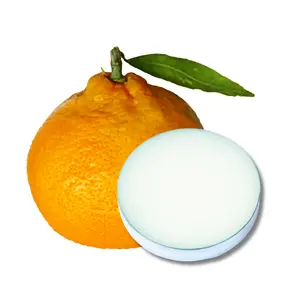 Mandarin - Solid Fragrance Pod - Floral Scented Aroma - Freshener with Green Leaf Perfume