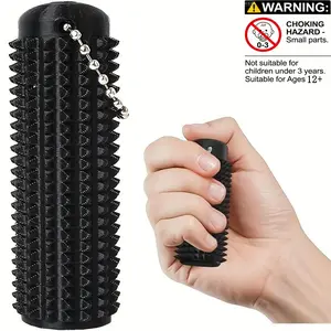 Random Color Fidget Toy, 3D Printed Spiky Sensory Tool, Stress Relieving Accessory, Anxiety Relief & Relax Gift, Pocket-Sized Design, Ideal for Adults