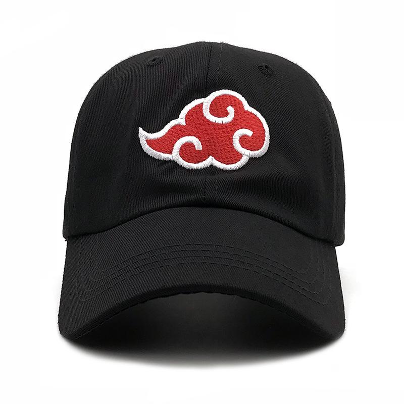 Anime Naruto Akatsuki Cloud Embroidered Baseball Cap