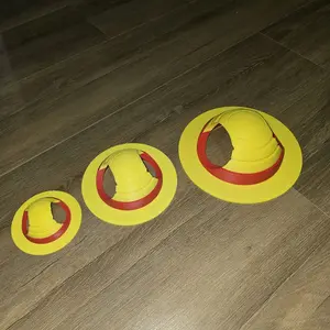 Straw Hat Crew for pet (ear holes) 3 different sizes