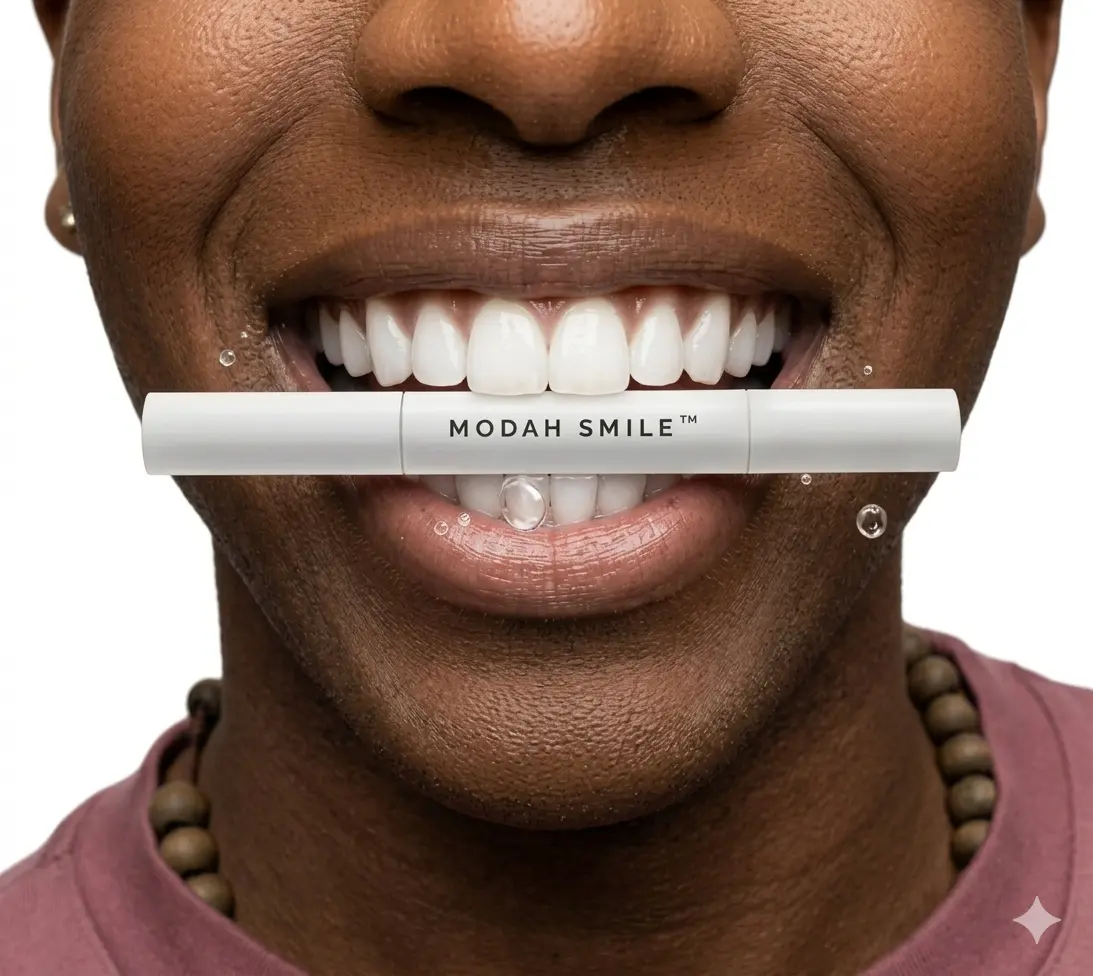 MODAH SMILE Teeth Whitening Pen | Clean & Serene Whitening Formula | Peroxide-Free