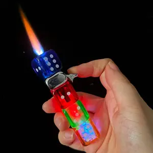 2026 New Dice Lighter Without Butane, Stress-Relief Toy, Fun Gadget, Perfect for New Year, Birthday Gifts & Party Games (Butane-Free)
