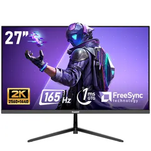 Gawfolk 27 Inch QHD 2K Gaming Monitor, 2560x1440 165Hz 1ms, Zero Frameless, FreeSync, 98% sRGB, 178° Wide View Angle, DP 1.4 & HDMI 2.0, 75x75 VESA Wall Mount Ready