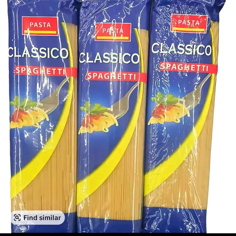 Traditional Classico Spaghetti Pasta - 3 Pcs Plant-Based Gluten-Free Snack, Carb-Rich Pasta