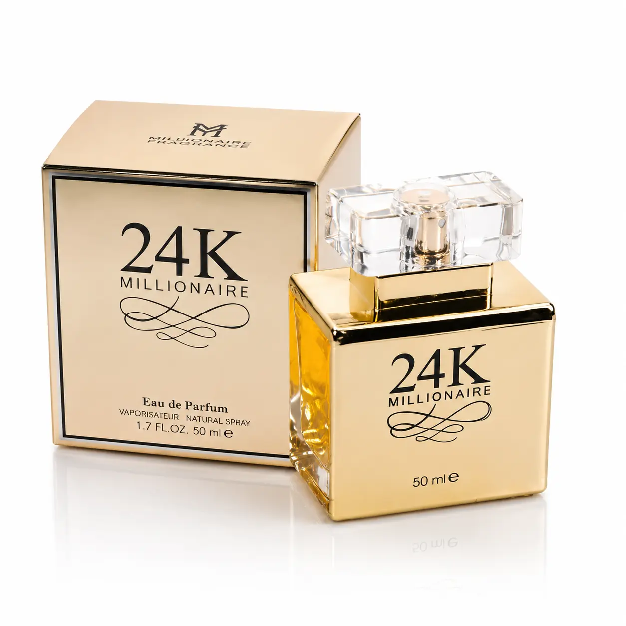 24K  Gold Edp Perfume for Women, 50mL | Sweet Chocolate, Strawberry & Vanilla Gourmand Perfume