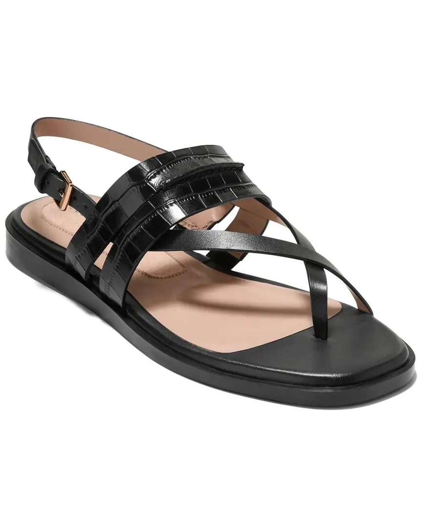 Cole Haan Go-To Estella Flat Leather Thong Sandal