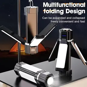 3000mAh USB-C Rechargeable Multi-functional LED Camping Lantern with PowerBank and Hanging Hook Camping