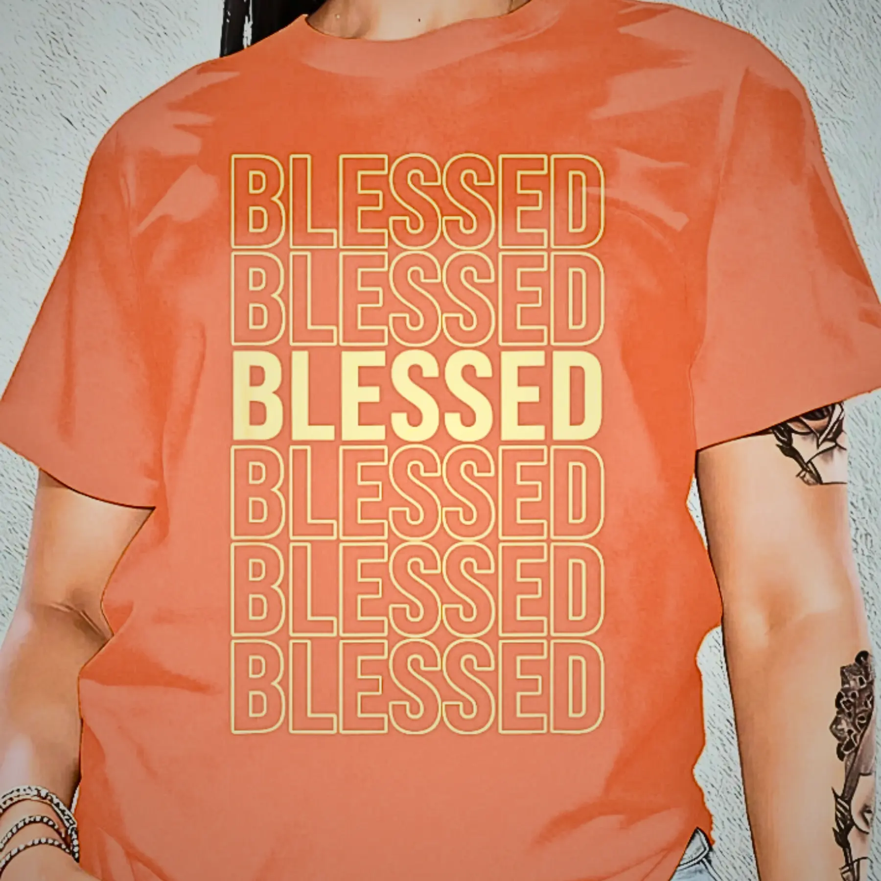 Women's Plus Size Casual Crew Neck Graphic Tee, Spring & Summer Fashion Top Womenswear