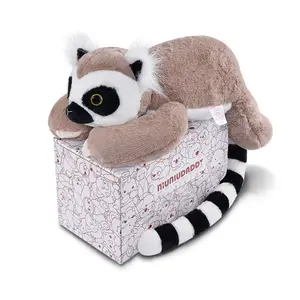 Niuniu Daddy Weighted Stuffed Lemur, 3.3lbs | 20"inches, Large Stuffed Animal, Cute Lemur Plush Toy Pillow, Kawaii Plushies Gifts for Adults, Kids