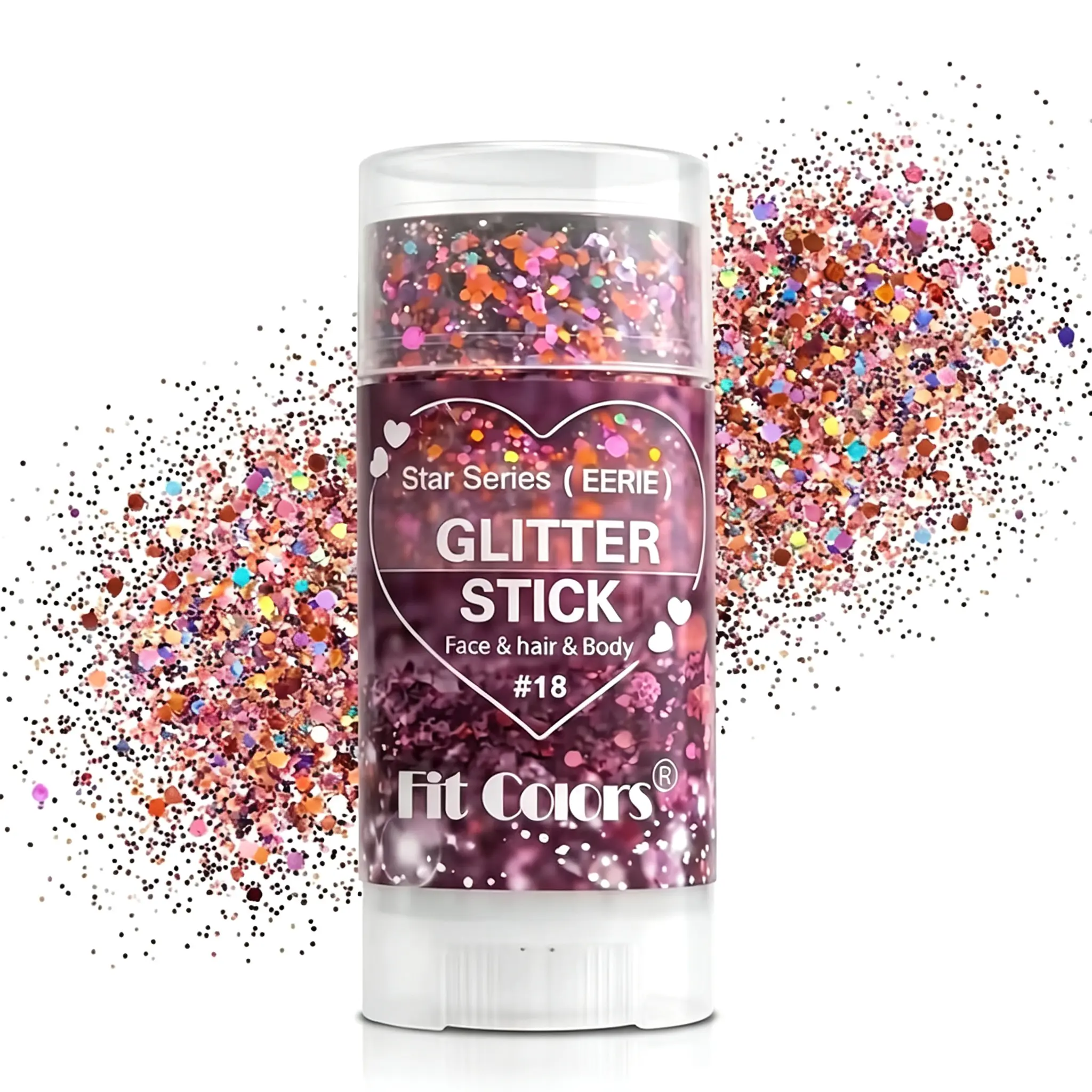 Halloween Body Glitter Stick, Gold Black and Purple Face Glitter Accessories for Rumi Costume and Rumi Cosplay Makeup, Waterproof Face and Hair Glitter Makeup for Kids and Women