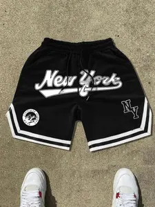 Men's Letter Print Boxer Briefs, Casual Comfy Breathable Underwear for Daily Wear, Mens Underwear for Summer, Elastic Breathable Wear