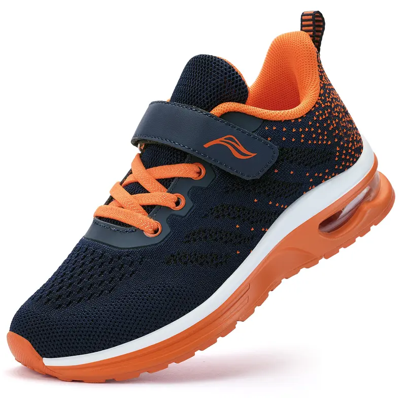 Kids' High-Top Lightweight Air Cushion Sneakers - Breathable, Non-Slip Preschool Kid Sneakers for Toddlers, Children | All Seasons Cushioning Running, Casual Training Footwear